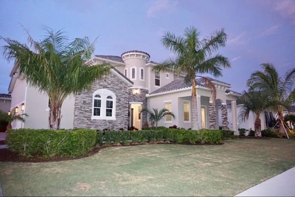 Backyard, Exterior, Facade, Mediterranean