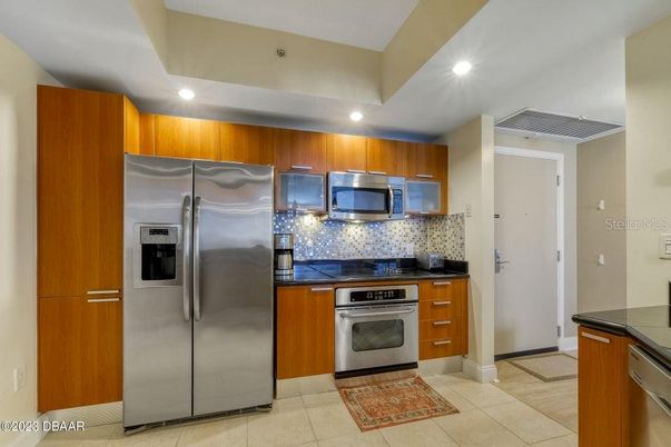 Interior, Kitchen, Recessed Lighting, Stainless Steel Appliances