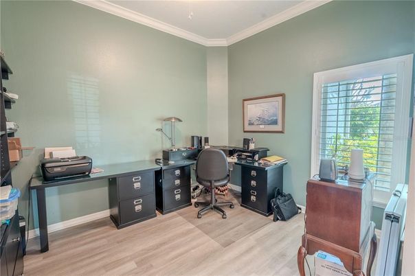 Home Office, Interior, Wood Texture Flooring