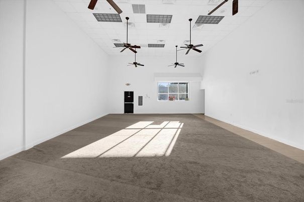 Empty room, Fireplace, Interior