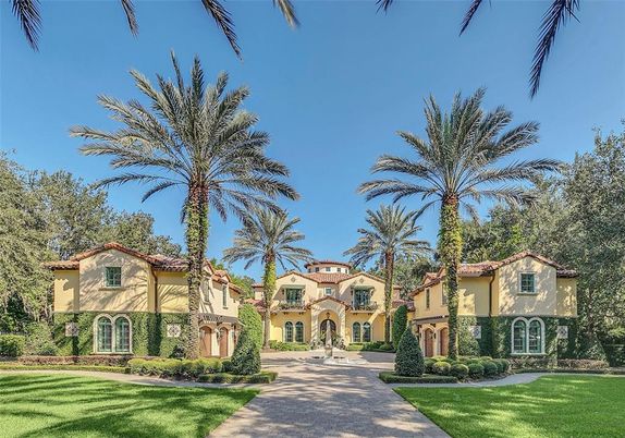 Backyard, Exterior, Facade, Mediterranean