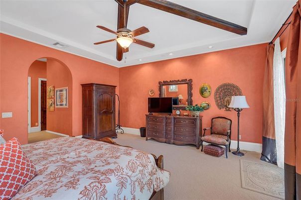 Bedroom, Interior, Recessed Lighting