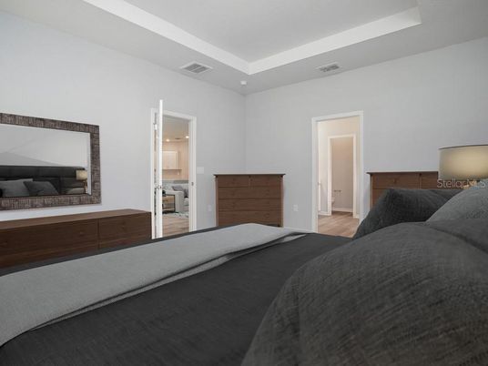 Bedroom, Interior, Wood Texture Flooring