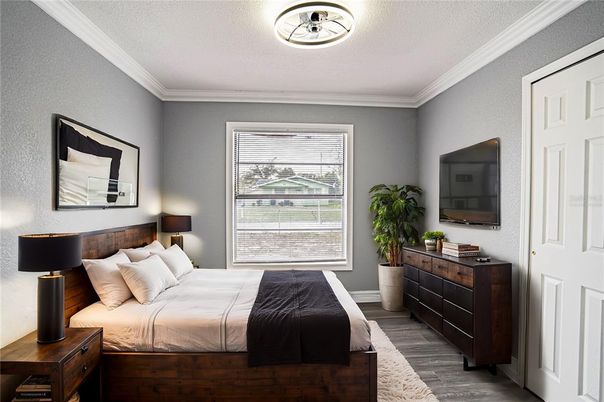 Bedroom, Interior, Wood Texture Flooring