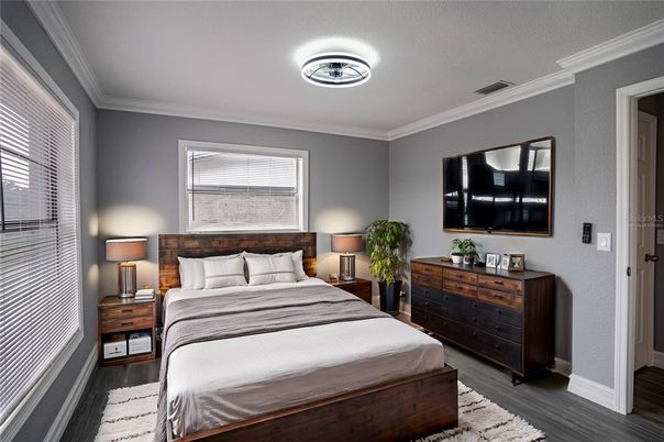 Bedroom, Interior, Wood Texture Flooring