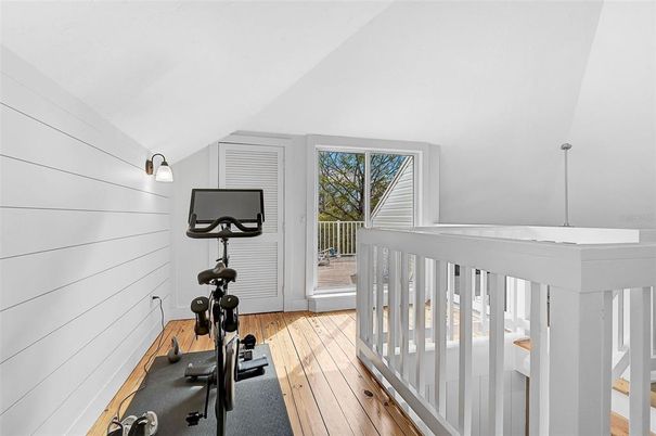 Fitness Equipment, Interior, Wood Texture Flooring