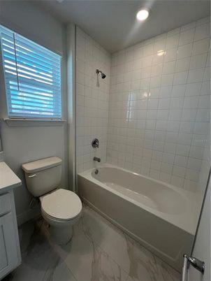 Bathroom, Interior, Marble, Recessed Lighting