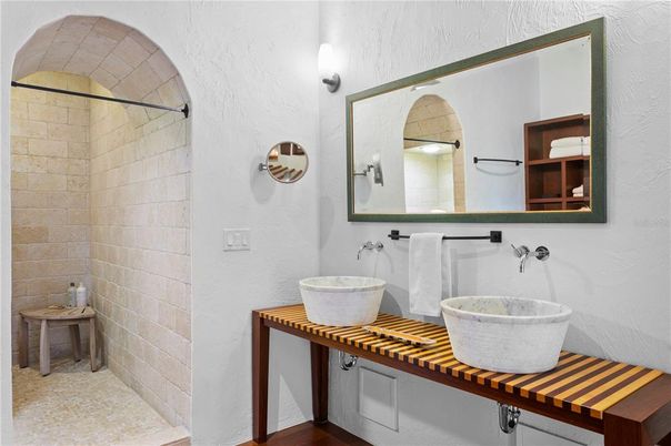 Bathroom, Interior, Stone Walls