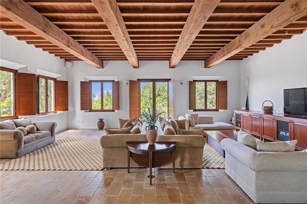 Interior, Living room, Wooden Beams, Wooden Ceilings