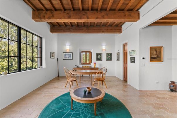 Dining room, Interior, Wooden Beams, Wooden Ceilings
