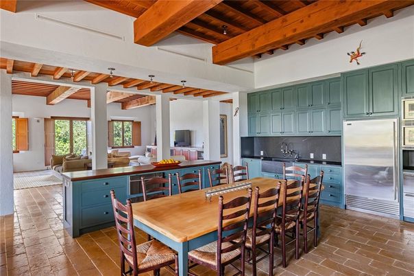 Dining room, Interior, Kitchen, Wooden Beams, Wooden Ceilings