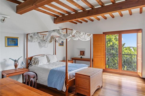 Bedroom, Interior, Wooden Beams, Wood Texture Flooring