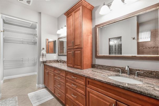 Bathroom, Dual Sink Vanities, Interior, Walk-in Closets