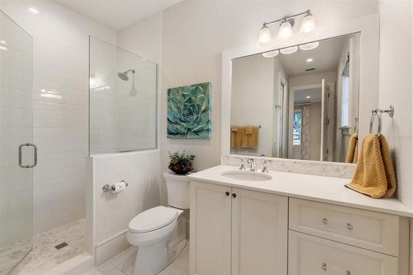 Bathroom, Glass Shower, Interior