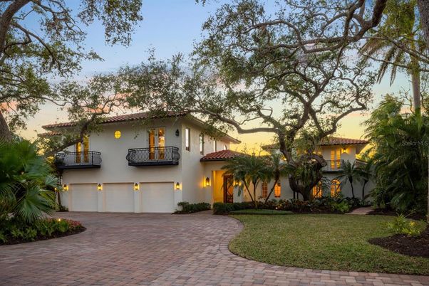 Attached, Backyard, Exterior, Facade, Spanish Mediterranean