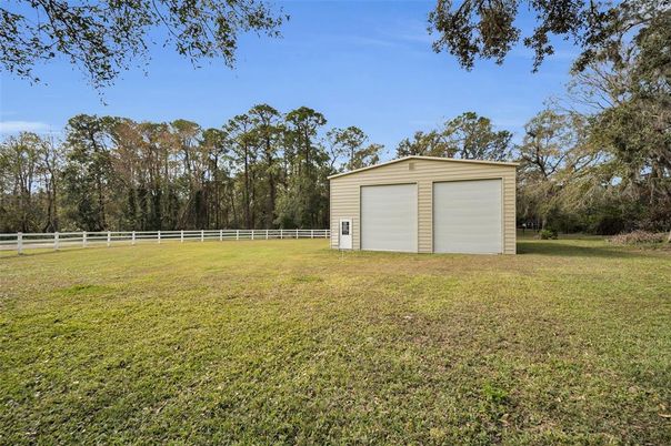 Backyard, Detached Garage, Exterior