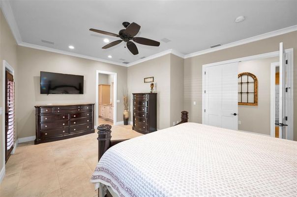 Bedroom, Interior, Recessed Lighting