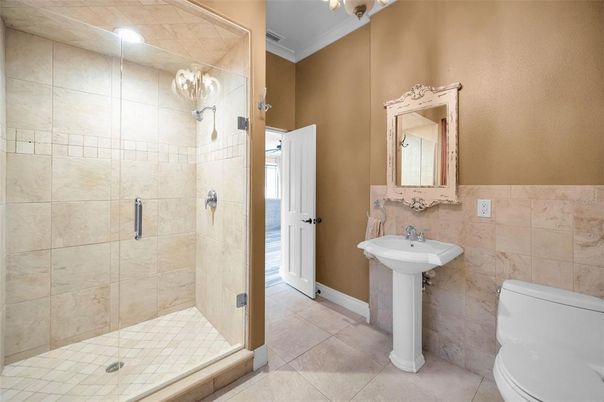 Bathroom, Glass Shower, Interior