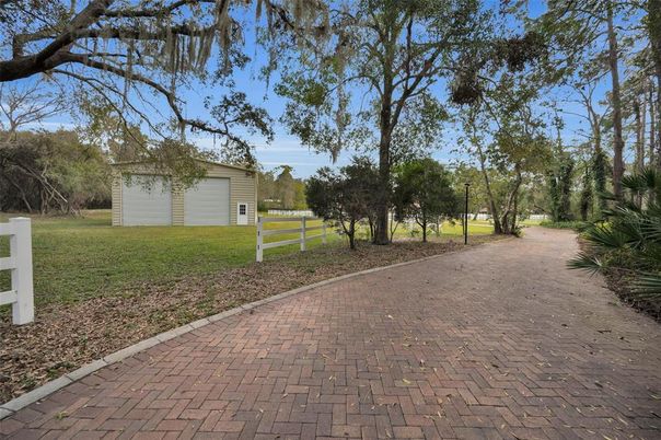 Backyard, Detached Garage, Exterior