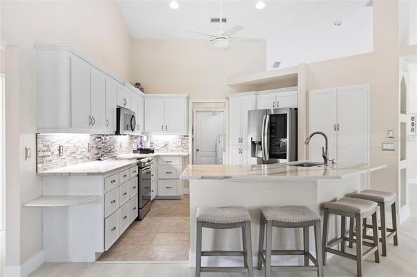 Interior, Kitchen, Recessed Lighting, Stainless Steel Appliances