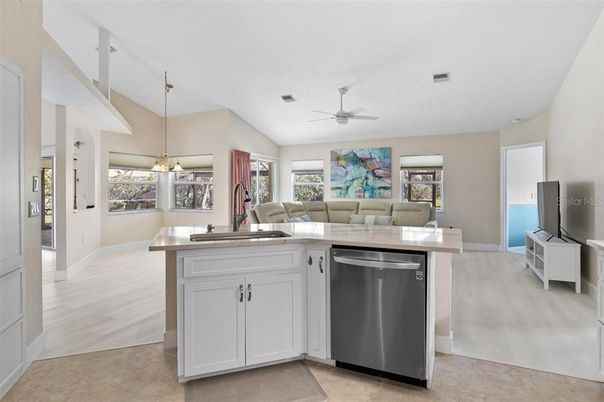 Interior, Kitchen, Living room, Pendant Lights