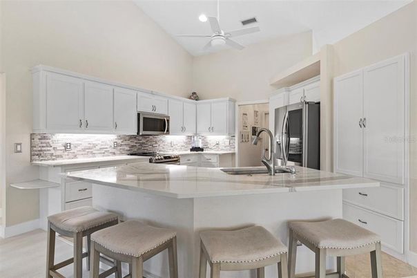 Interior, Kitchen, Recessed Lighting, Stainless Steel Appliances