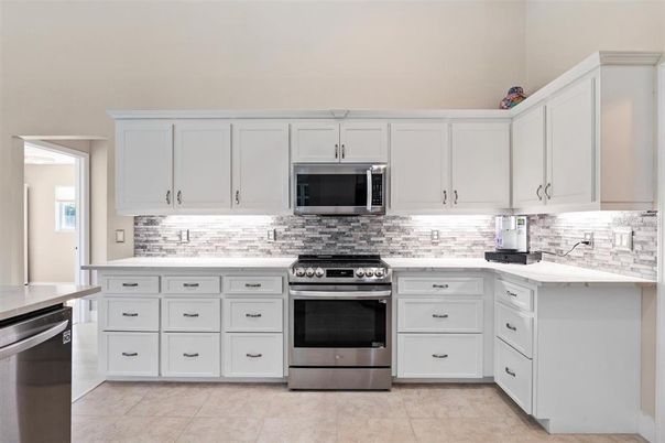 Interior, Kitchen, Stainless Steel Appliances