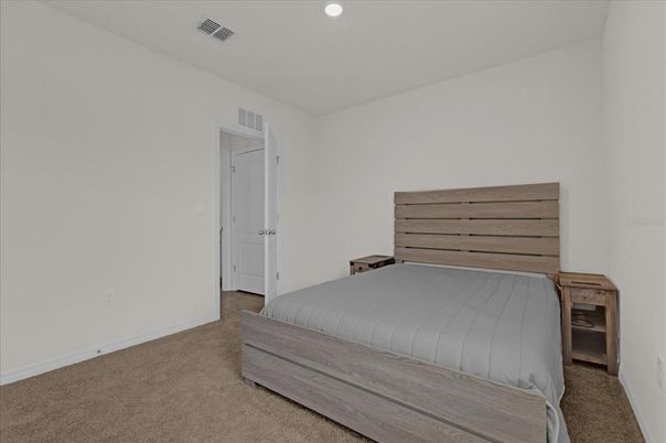 Bedroom, Interior, Recessed Lighting