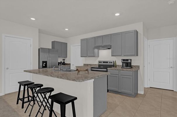 Interior, Kitchen, Recessed Lighting, Stainless Steel Appliances