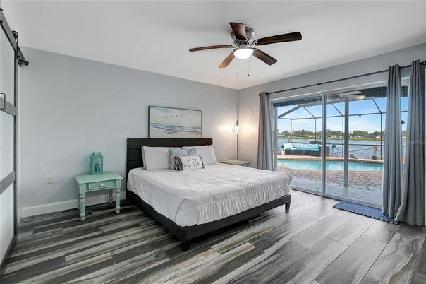 Bedroom, Interior, Water, Wood Texture Flooring