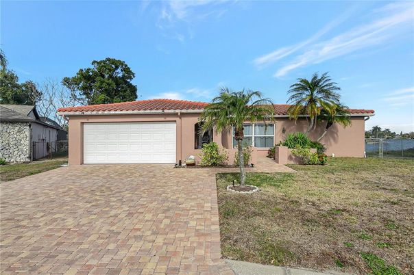 Attached, Backyard, Exterior, Facade, Mediterranean