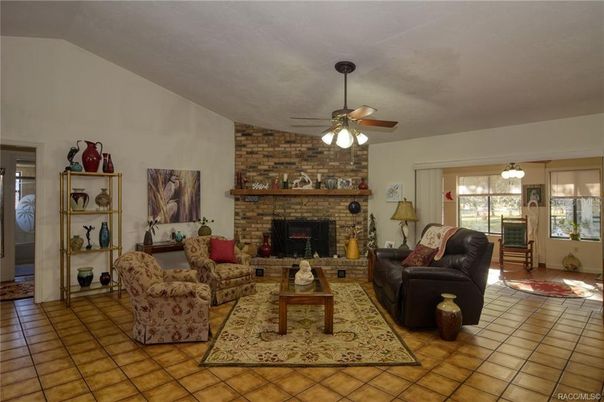 Fireplace, Interior, Living room, Stone Walls