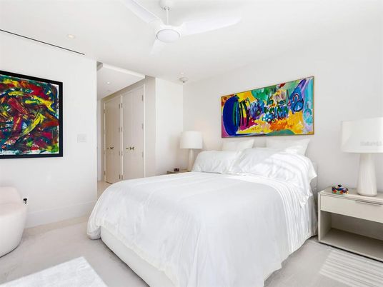 Bedroom, Interior, Recessed Lighting