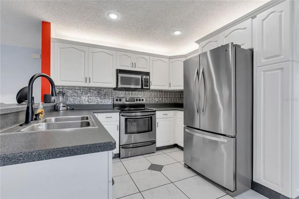 Interior, Kitchen, Recessed Lighting, Stainless Steel Appliances