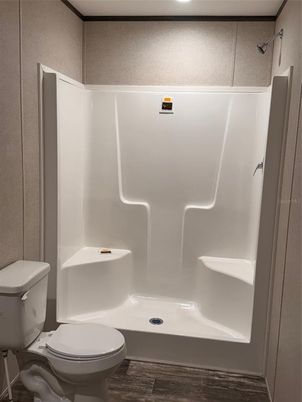 Bathroom, Interior, Wood Texture Flooring