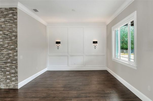 Empty room, Interior, Wood Texture Flooring