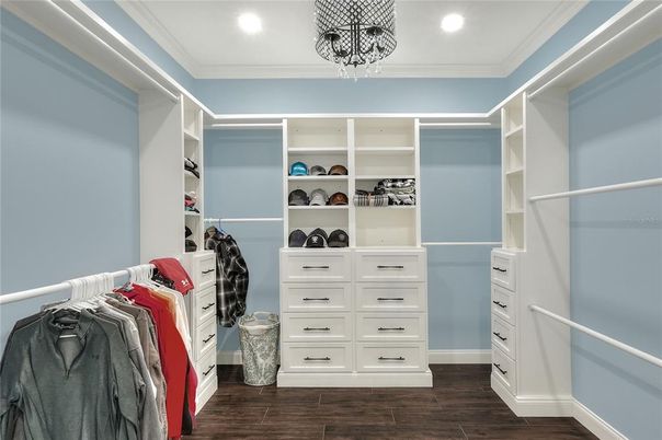 Interior, Recessed Lighting, Walk-in Closets, Wood Texture Flooring