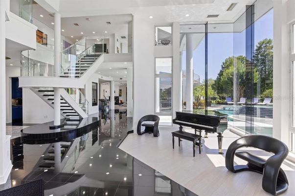 Interior, Piano, Recessed Lighting