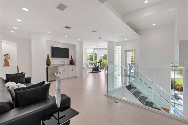 Interior, Recessed Lighting, Wood Texture Flooring
