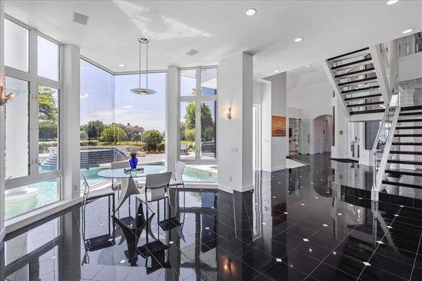 Dining room, Interior, Pendant Lights, Recessed Lighting