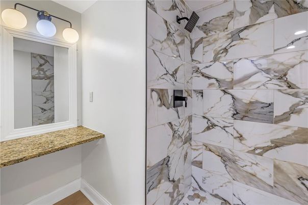 Bathroom, Interior, Marble Walls
