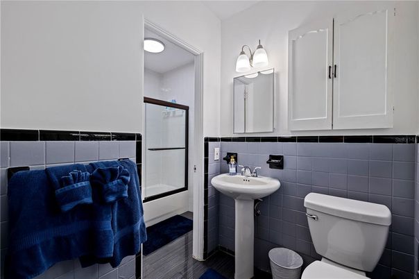 Bathroom, Interior, Wood Texture Flooring