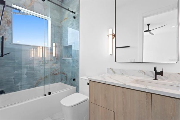 Bathroom, Glass Shower, Interior