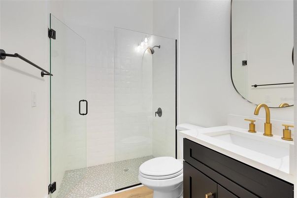 Bathroom, Glass Shower, Interior