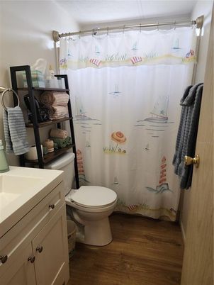Bathroom, Interior, Wood Texture Flooring