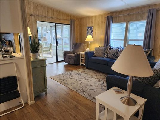 Interior, Living room, Wood Texture Flooring, Wooden Walls