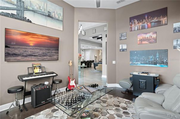 Interior, Living room, Piano, Wood Texture Flooring