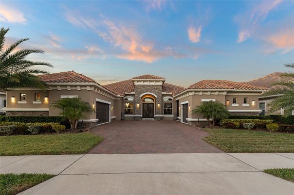 Attached, Backyard, Exterior, Facade, Mediterranean