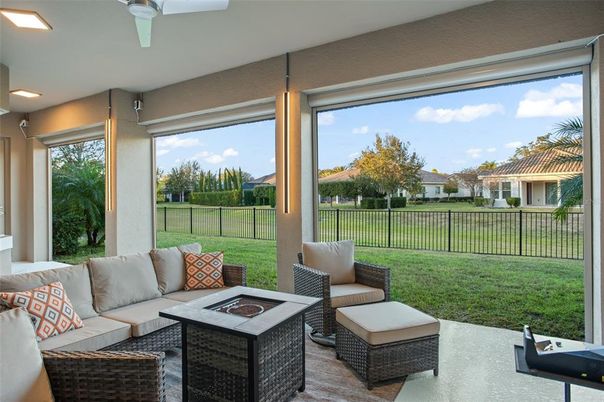 Interior, Living room, Recessed Lighting, Sun Room