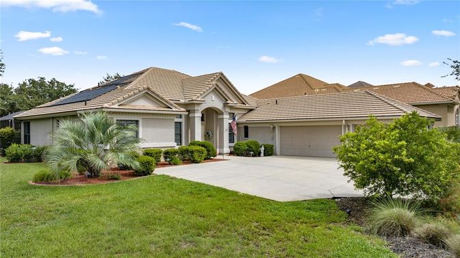Attached, Backyard, Exterior, Facade, Solar Panels, Mediterranean